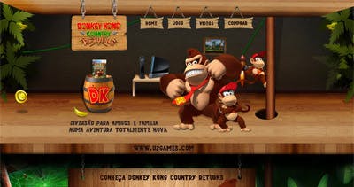 Donkey Kong Country Returns Website Screenshot