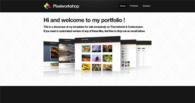 Pixelworkshop Website Screenshot