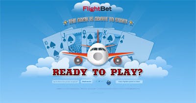 FlightBet Website Screenshot