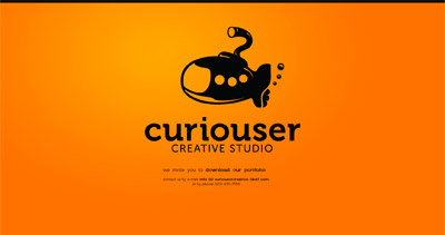 Curiouser Creative Studio Website Screenshot