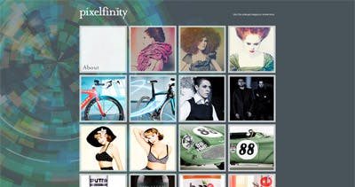 Pixelfinity Website Screenshot