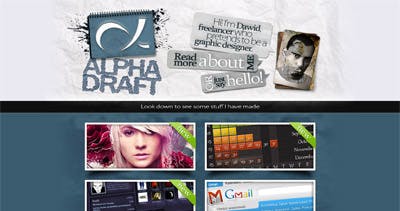 Alpha Draft Website Screenshot
