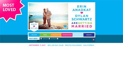 Erin ♥ Dylan Website Screenshot