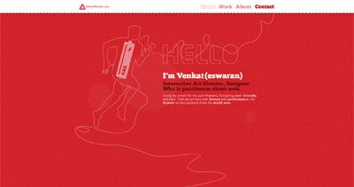 Venkat K Website Screenshot