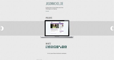 Jason Nickel Website Screenshot