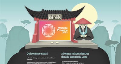 Temple du Logo Website Screenshot