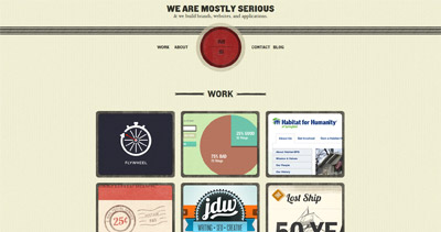 We Are Mostly Serious Website Screenshot