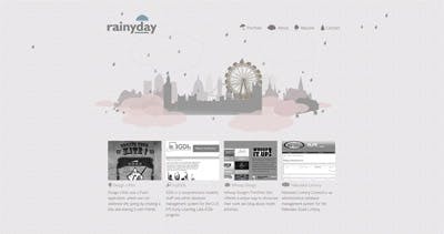 RainyDay Interactive Website Screenshot