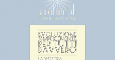 Auxilium Lab Website Screenshot
