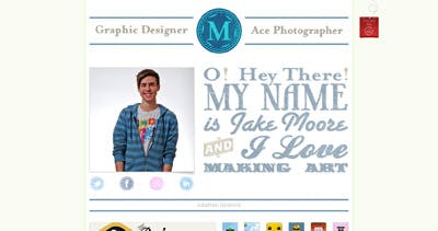 Jake Moore Website Screenshot