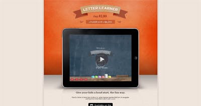 Letter Learner Website Screenshot