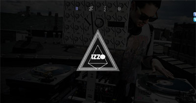 DJ IZZO Website Screenshot