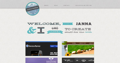 Janna Hagan Website Screenshot