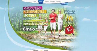 Circuito Vilamoura Activa Website Screenshot