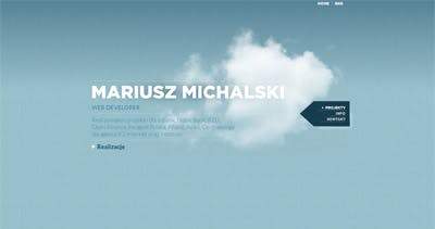 Mariusz Michalski Website Screenshot