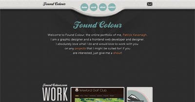 Found Colour Website Screenshot