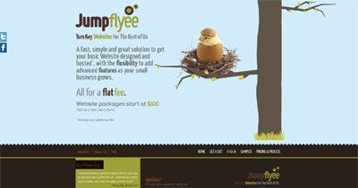 Jumpflyee Website Screenshot