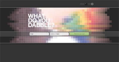 What do you Dabble? Website Screenshot