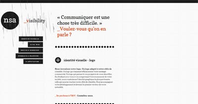 Agence Web Nsa Website Screenshot