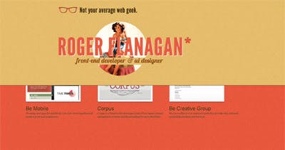 Roger Flanagan Website Screenshot