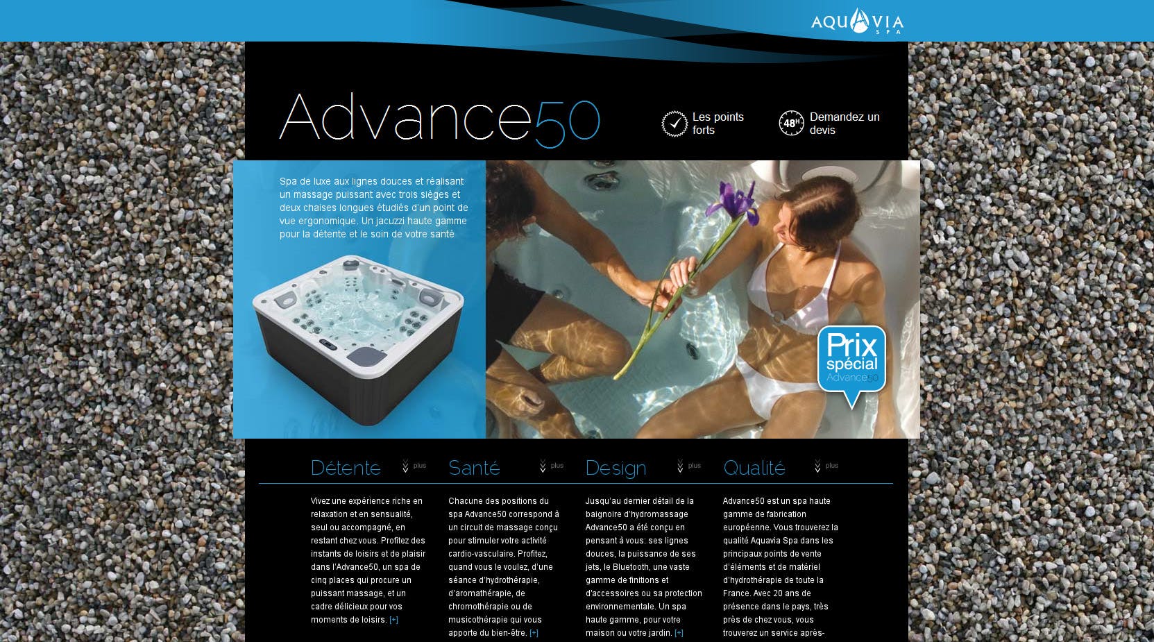Advance50 Website Screenshot
