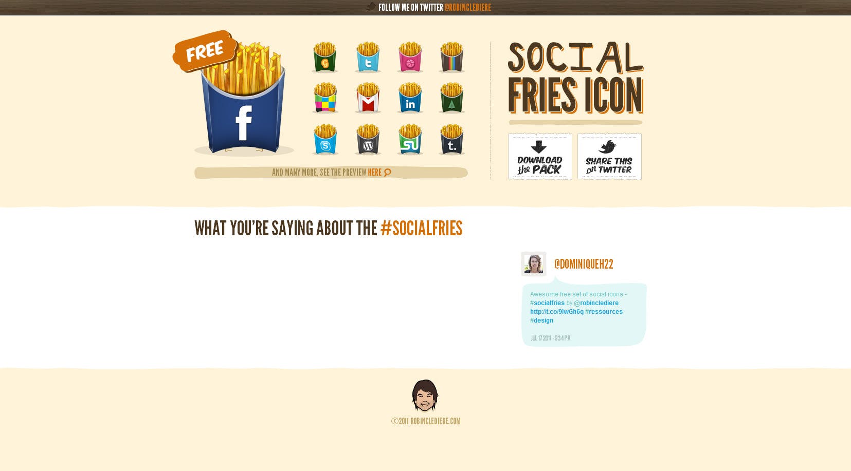 Social Fries Website Screenshot