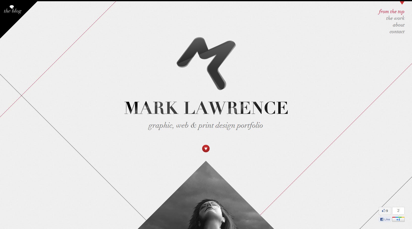 Mark Lawrence Design Website Screenshot