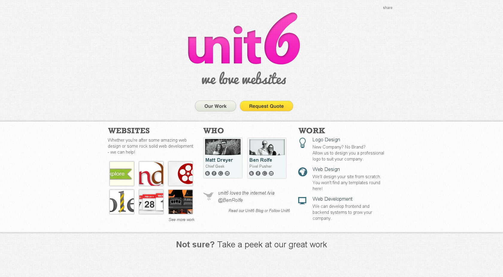 Unit6 Website Screenshot
