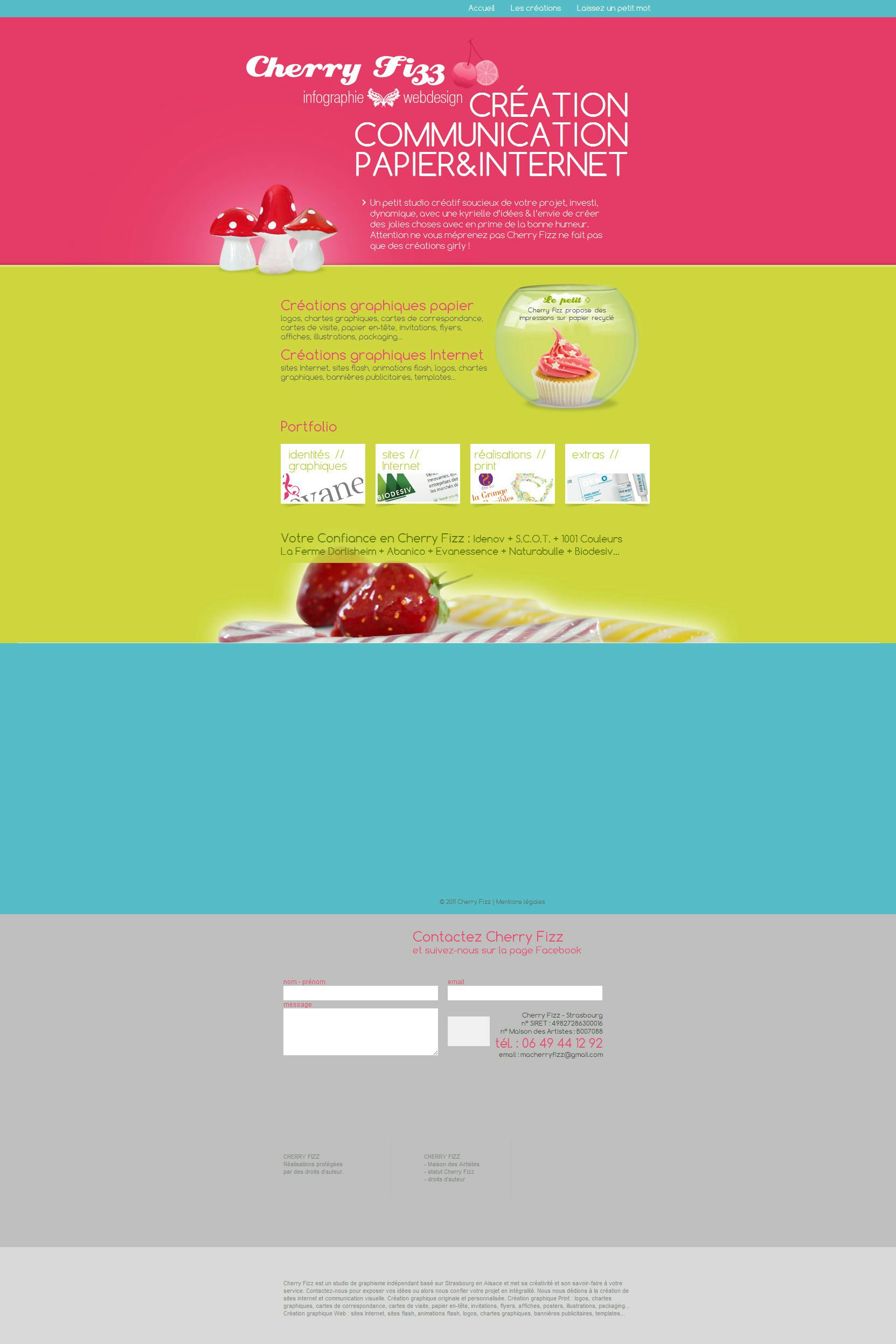 Cherryfizz Website Screenshot
