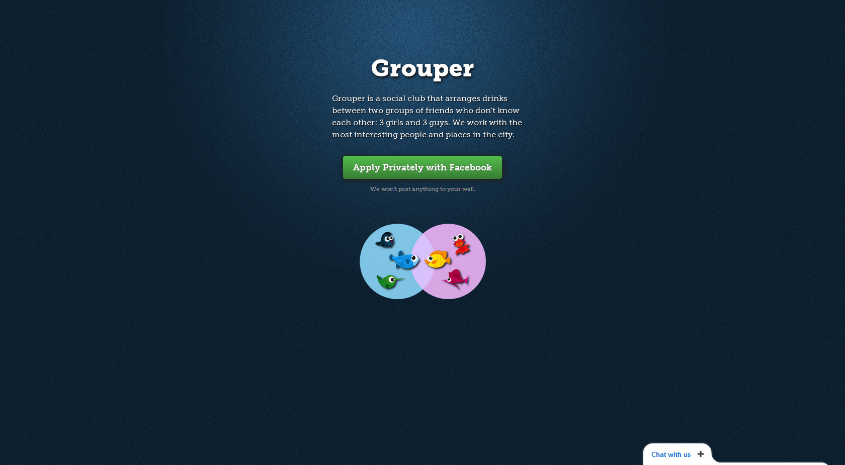 Grouper Website Screenshot