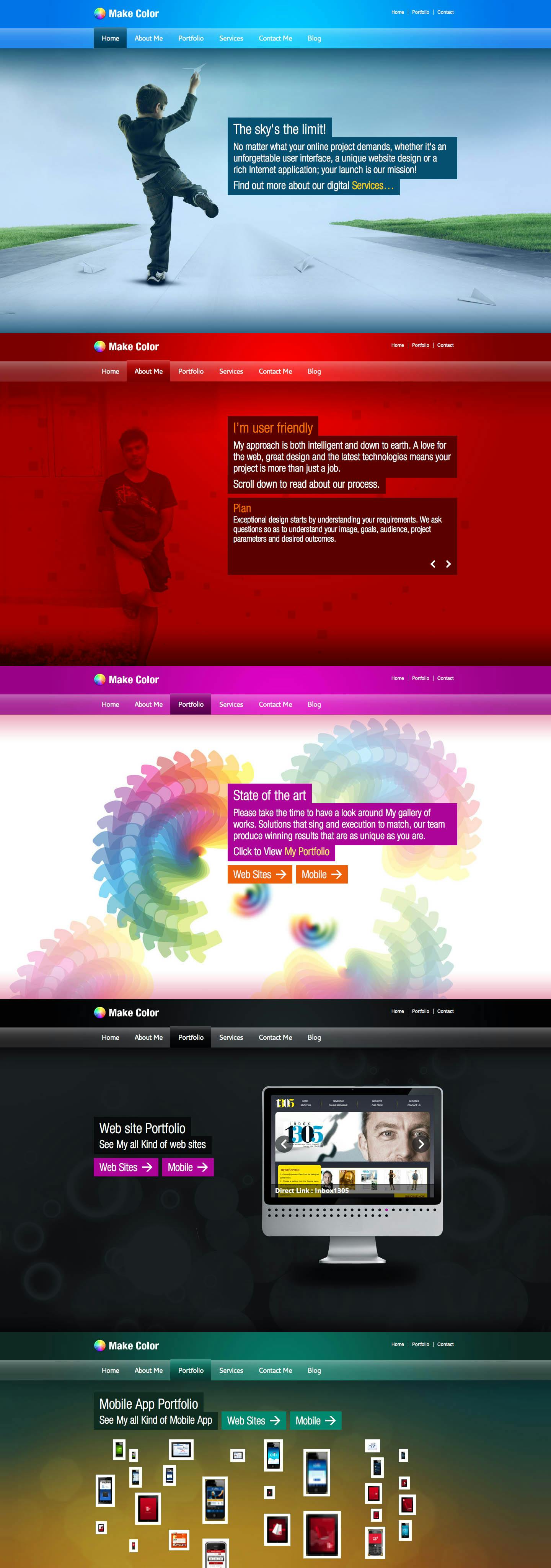 MakeColor Website Screenshot