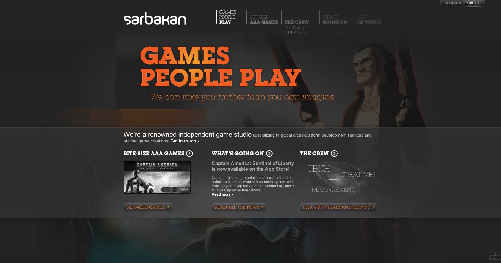 Sarbakan Website Screenshot