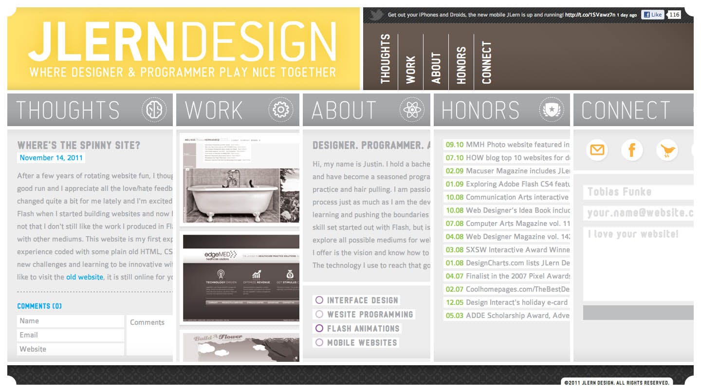 JLern Design Website Screenshot