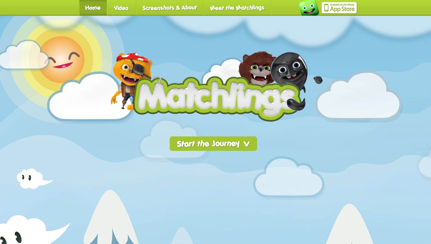 Matchlings Website Screenshot