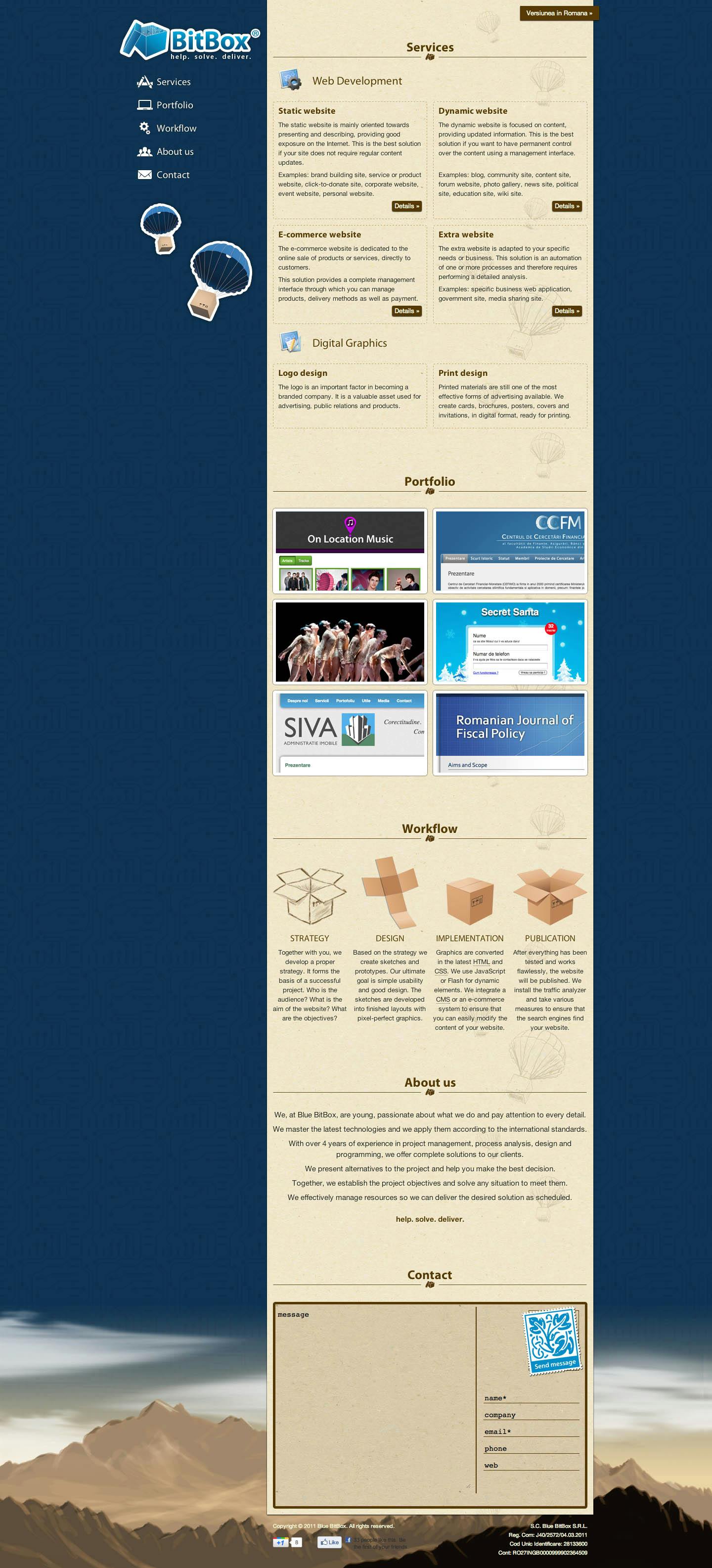 Blue BitBox Website Screenshot