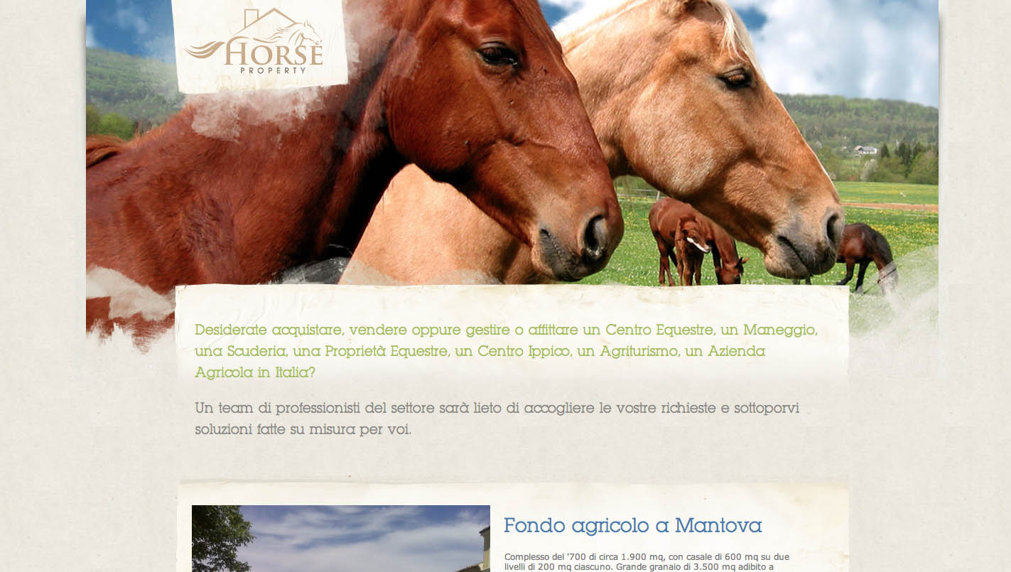 Horse Property Website Screenshot