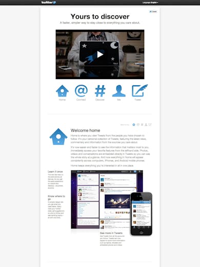 Twitter: Yours to discover Thumbnail Preview