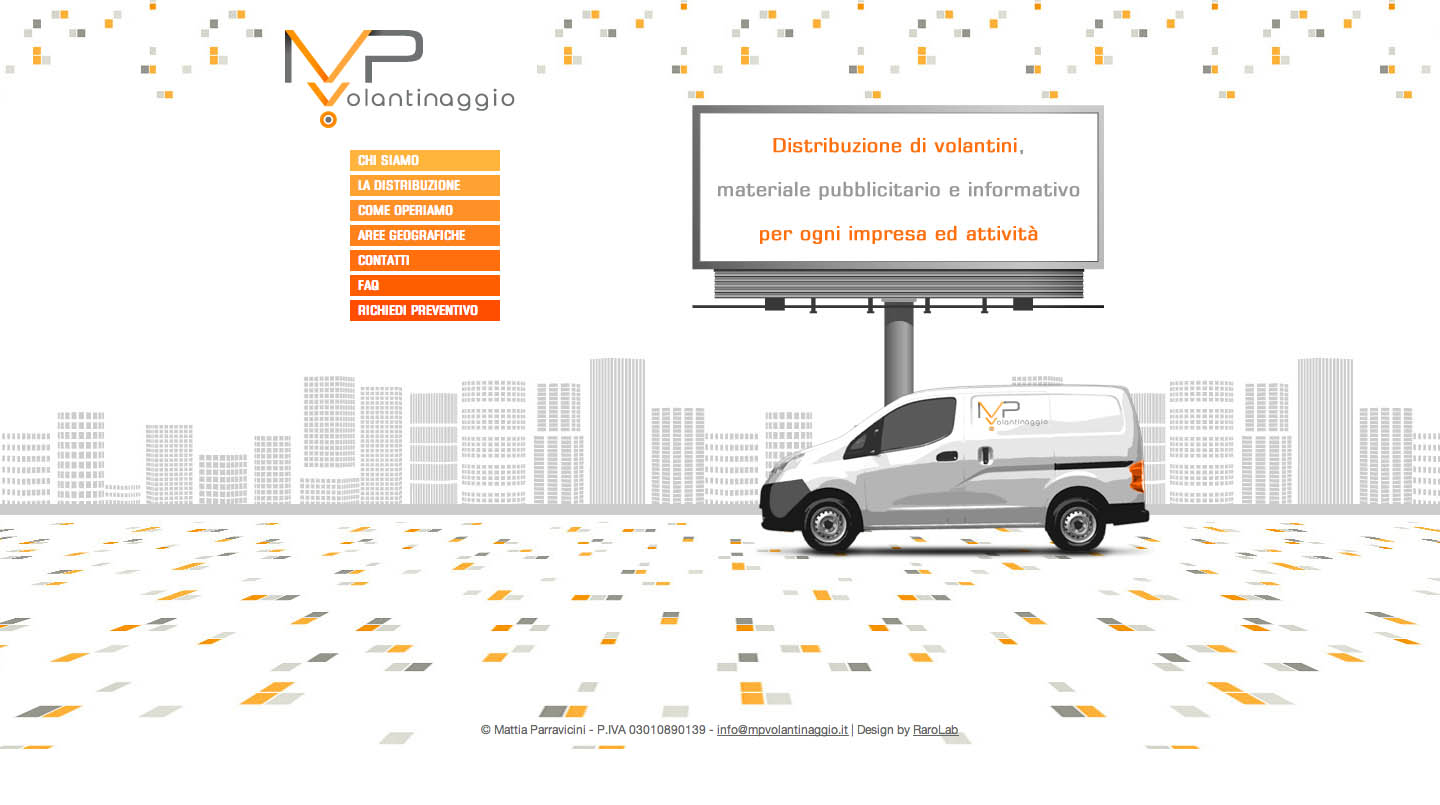 MP Volantinaggio Website Screenshot