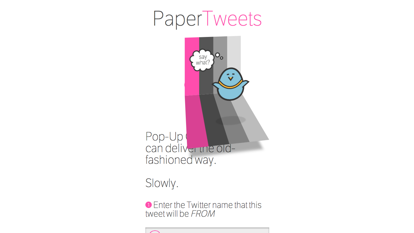 PaperTweets Website Screenshot
