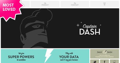 CaptainDash Website Screenshot