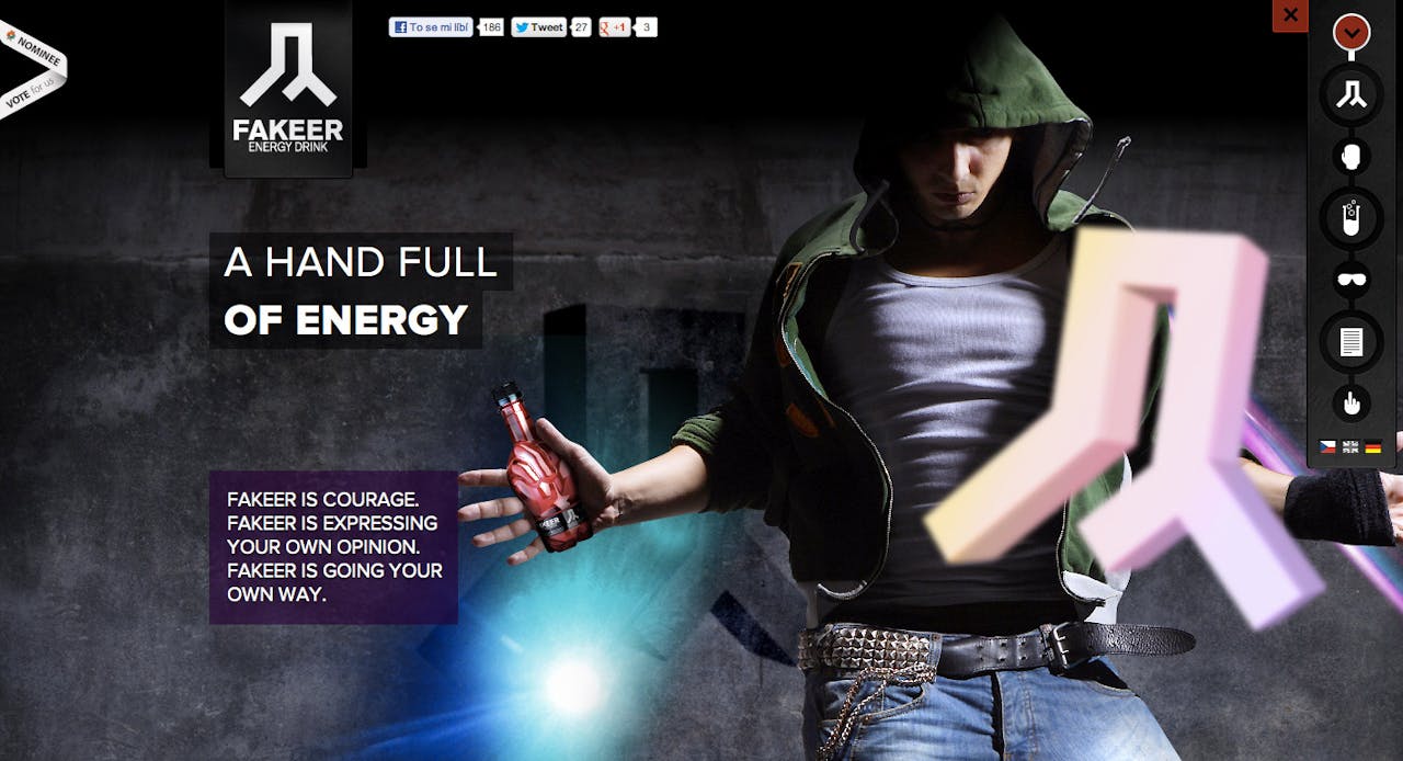 Fakeer Website Screenshot