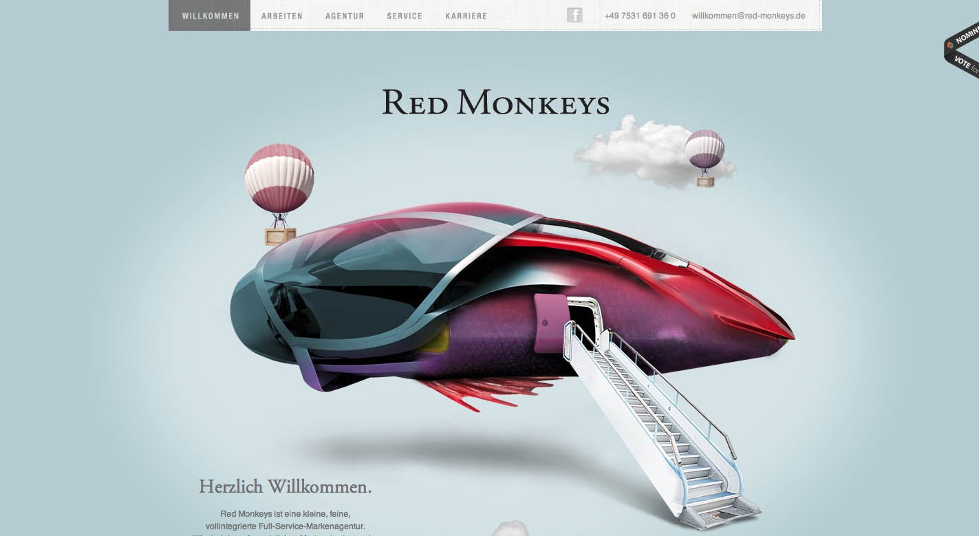 Red Monkeys Website Screenshot