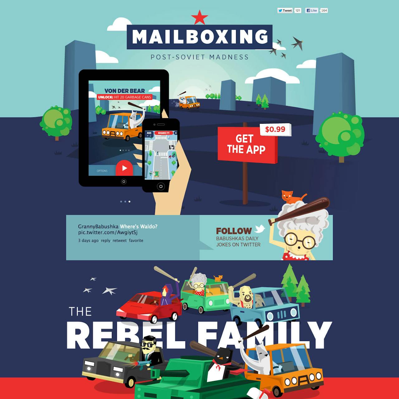 Mailboxing Website Screenshot