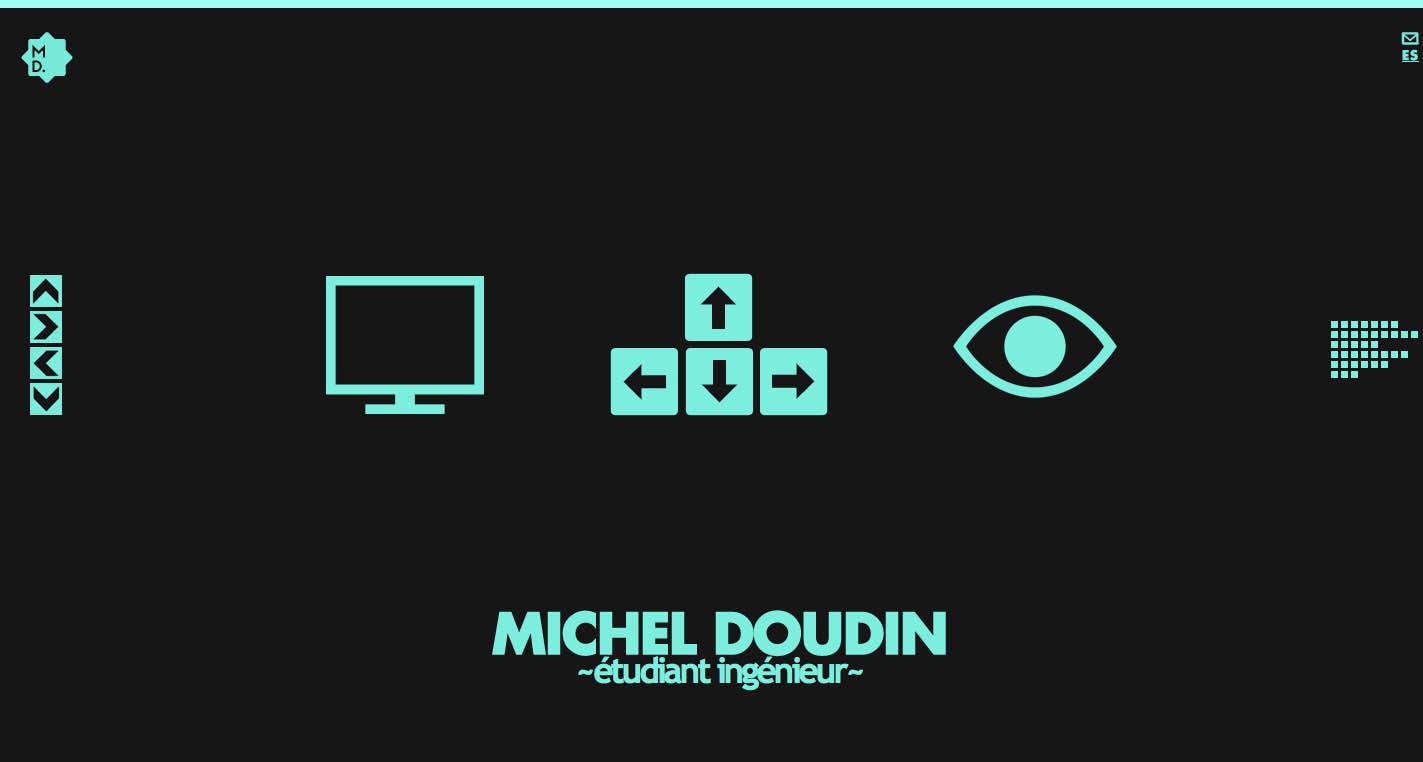Michel Doudin Website Screenshot