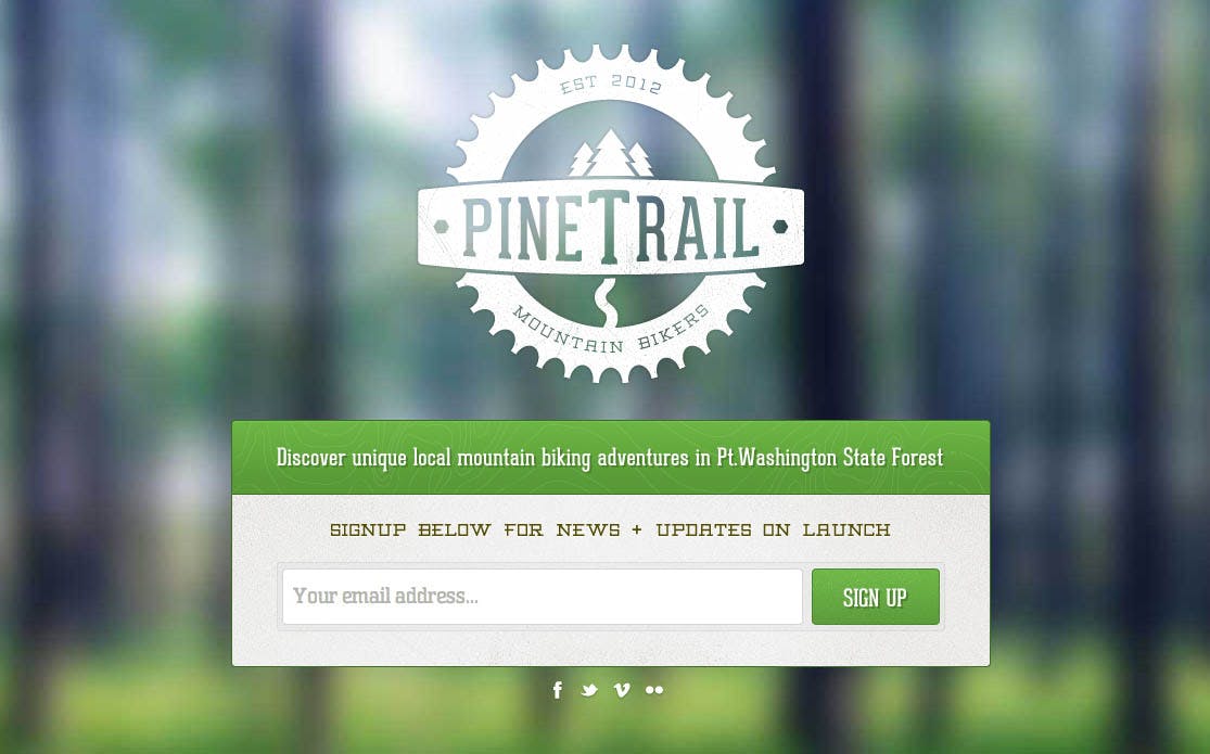 Pine Trail Mountain Bikers Website Screenshot