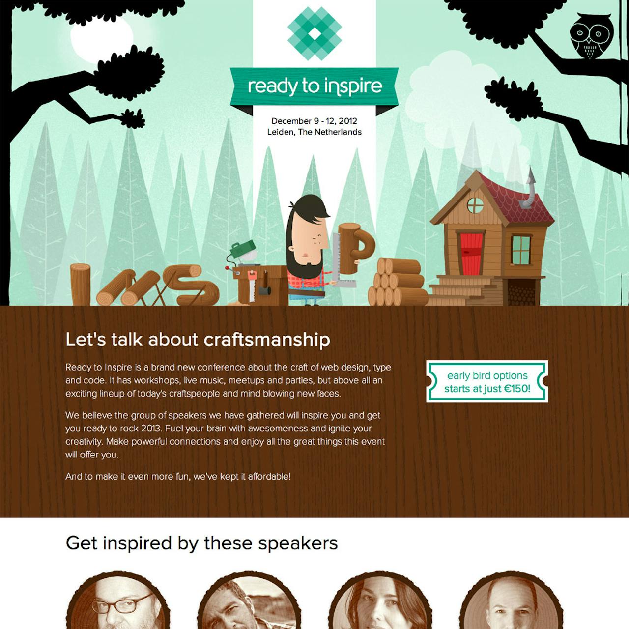 Inspire Conference 2012 Website Screenshot