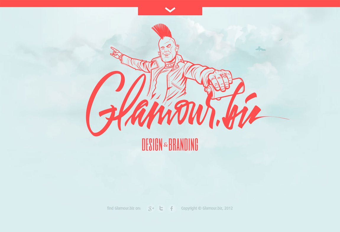 Glamour.biz Website Screenshot