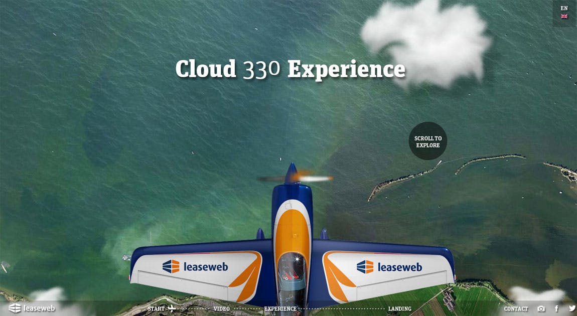 Cloud 330 Experience Website Screenshot