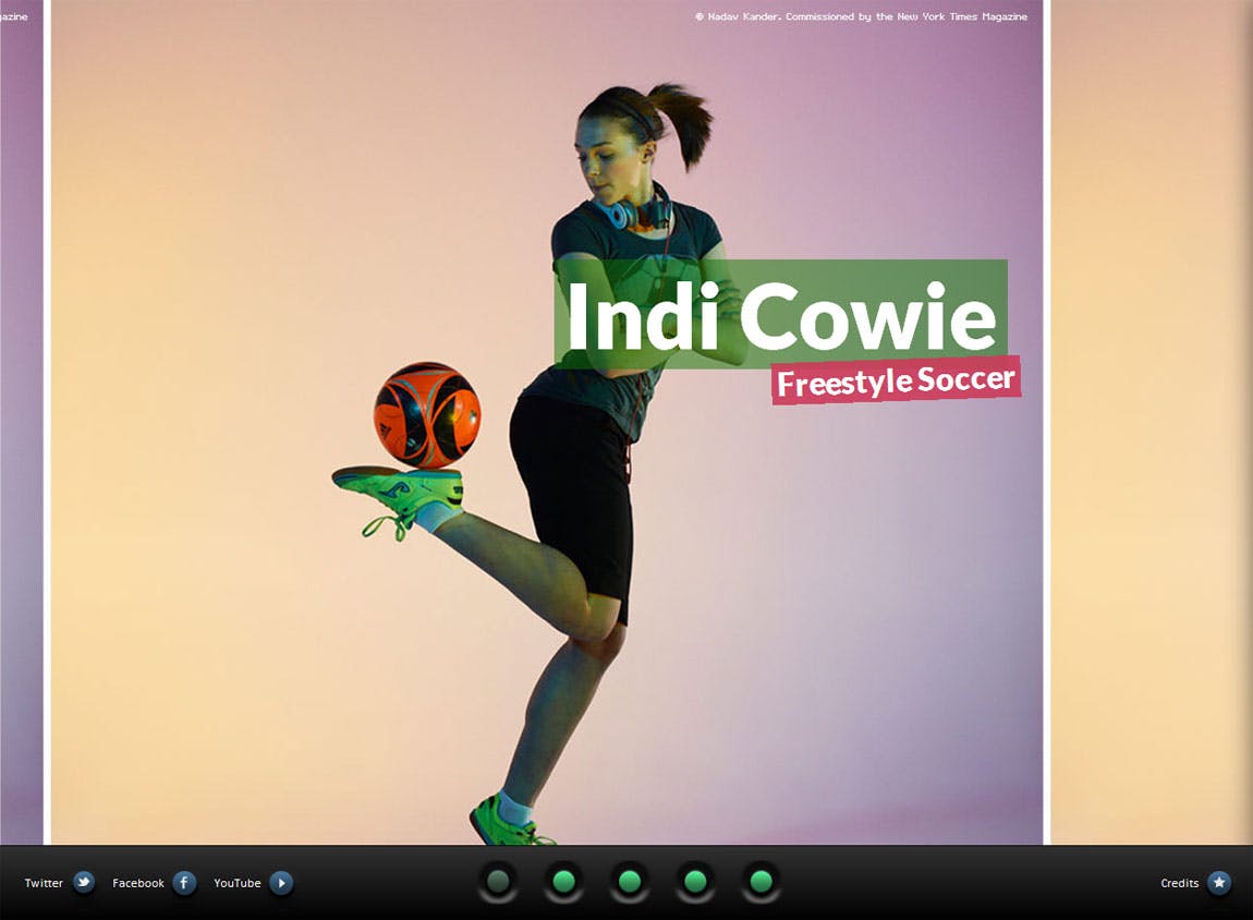 Indi Cowie Website Screenshot
