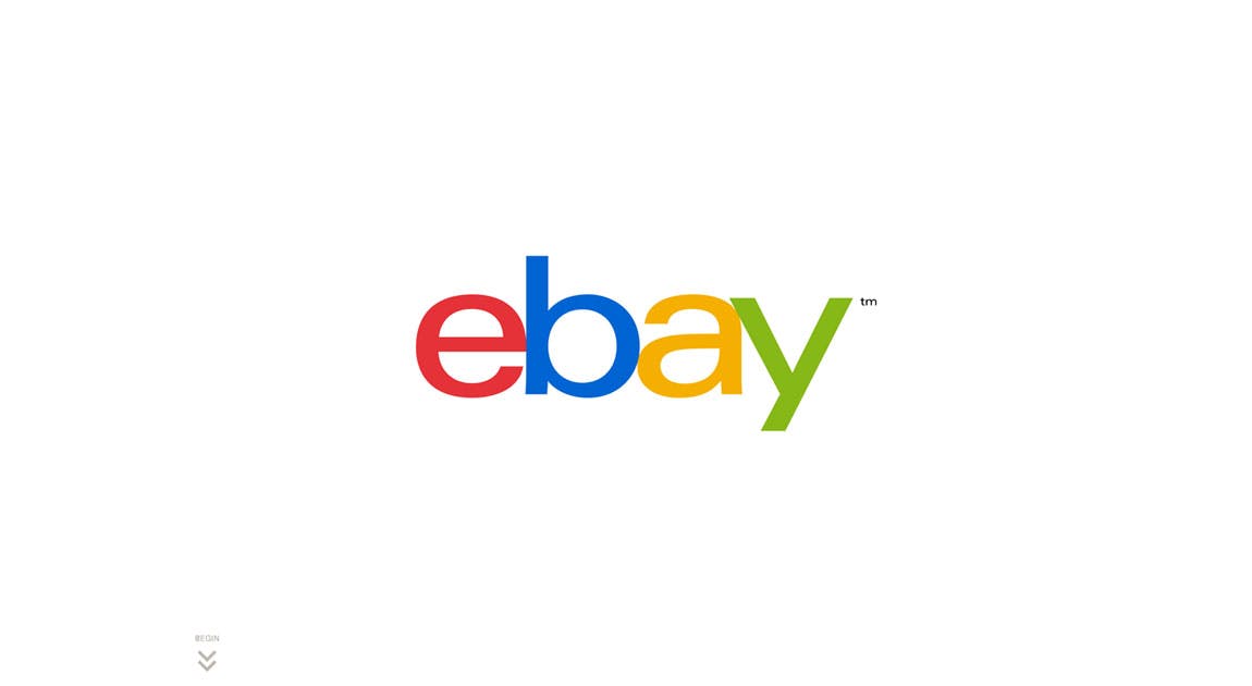 eBay New Logo Announcement Website Screenshot
